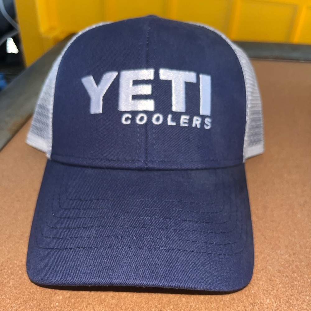 YETI Coolers Blue and Gray Cap New Coors
